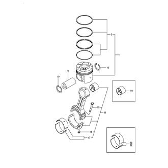 FIG 36. PISTON & CONNECTING ROD