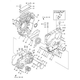 FIG 1. CLUTCH HOUSING(YXH-240-5/7)(SHOCK ABSORBER)