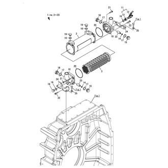 FIG 13. LUB. OIL COOLER