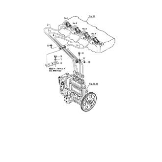 FIG 40. FUEL INJECTION PIPE(4JHL-N/TN)