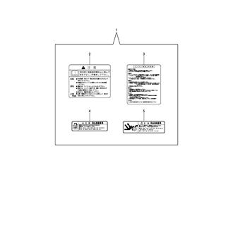 FIG 59. (54A)SAFETY LABEL(PACKAGED PARTS)