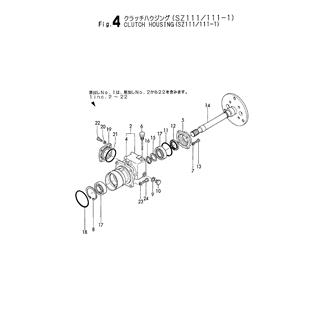 FIG 4. CLUTCH HOUSING(SZ111/111-1)