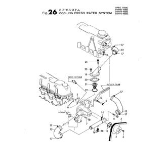 FIG 26. COOLING FRESH WATER PUMP