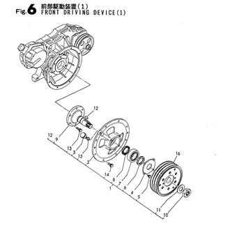 FIG 6. FRONT DRIVING DEVICE(1)