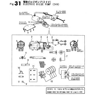 FIG 31. ELECTRIC BILGE PUMP(24V)