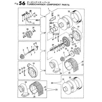 FIG 56. TURBOCHARGER COMPONENT