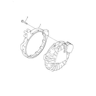 FIG 57. (3A)FLYWHEEL HOUSING SPACER(WITH HAND STARTING SPEC)(OPTIONAL)