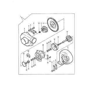 FIG 16. TURBOCHARGER COMPONENT PART(4C-DT)