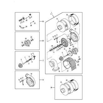 FIG 17. TURBOCHARGER COMPONENT PART(4C-HT)