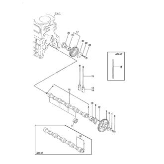 FIG 19. CAMSHAFT & DRIVING GEAR