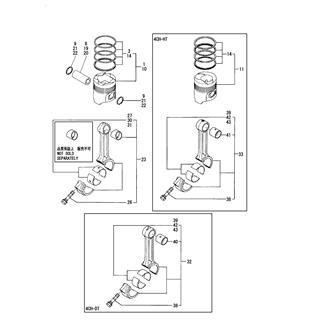 FIG 21. PISTON & CONNECTING ROD