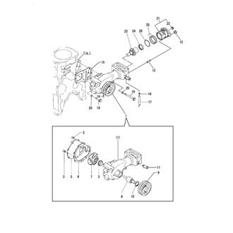 FIG 33. COORING FRESH WATER PUMP