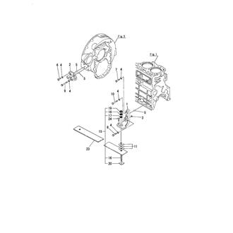 FIG 66. ENGINE BRACKET(Z-DRIVE SPEC. 4CH-DT)