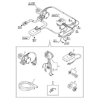 FIG 40. BILGE PUMP(DX,OPTIONAL)(UP TO 1996.12)