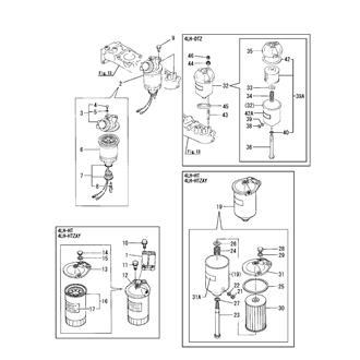 121857-55710 cartouche filtre à carburant moteurs diesel YANMAR MARINE