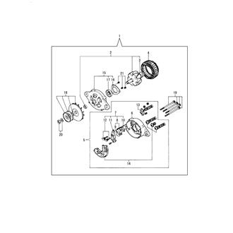 FIG 80. GENERATOR COMPONENT PARTSEARTH TYPE)(4LH-HT/HTZAY)