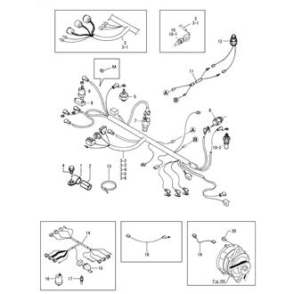 FIG 84. WIRE HARNESS & SENSOR(EARTH TYPE)(4LH-HT/HTZAY)