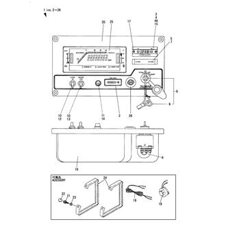 FIG 87. INSTRUMENT PANEL(4LH-HT)(UP TO 1992.11)