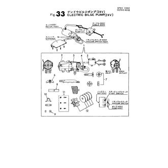 FIG 33. ELECTRIC BILGE PUMP(24V)