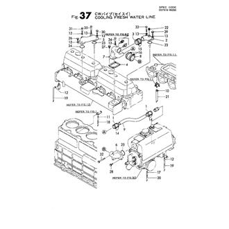 FIG 37. COOLING FRESH WATER LINE