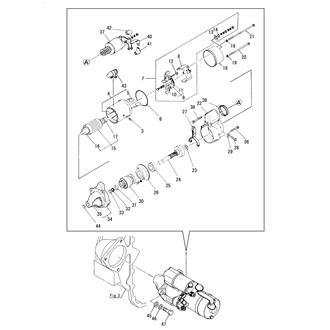 FIG 51. STARTER MOTOR(TO 1989.08)