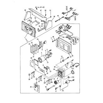 FIG 52. (38B)INSTRUMENT PANEL(B-3 12V)(FROM E02277)