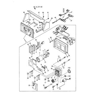 FIG 53. (39A)INSTRUMENT PANEL(B-6 24V)(FROM E03007)