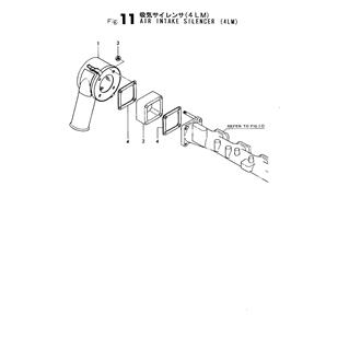 FIG 11. AIR INTAKE SILENCER(4LM)