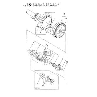 FIG 19. CRANKSHAFT & FLYWHEEL