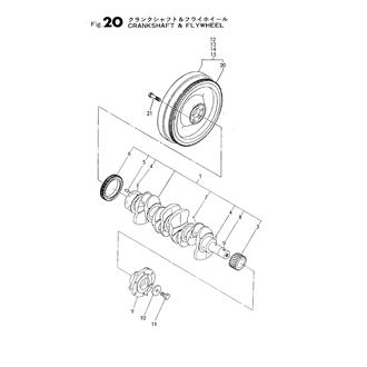 FIG 20. CRANKSHAFT & FLYWHEEL