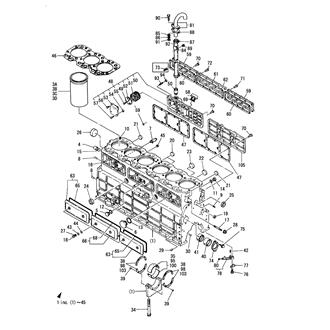 FIG 2. CYLINDER BLOCK(6CX-ET/GT)