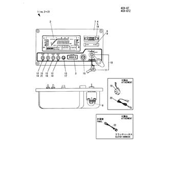 FIG 75. INSTRUMENT PANEL(E-TYPE)(OPTIONAL)