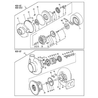 FIG 78. (19A)TURBINE(INNER PARTS)(FROM 2010.04)