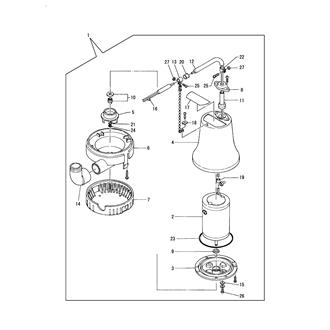 FIG 84. (45A)BILGE PUMP(6CX-GT)(OPTIONAL)