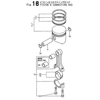 FIG 16. PISTON & CONNECTING ROD