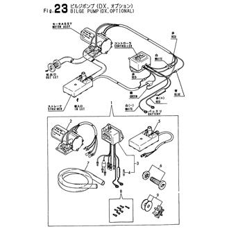 FIG 23. BILGE PUMP(DX,OPTIONAL)