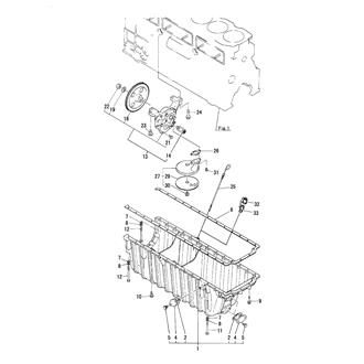 FIG 4. LUB. OIL SUMP & LUB. OIL PUMP