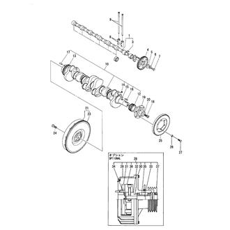 FIG 10. CAMSHAFT & CRANKSHAFT