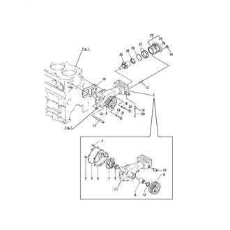 FIG 20. COOLING FRESH WATER PUMP