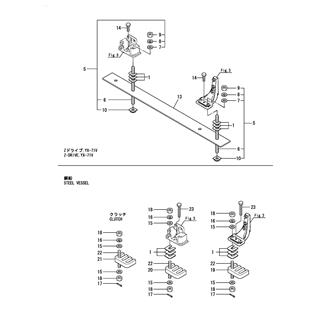 FIG 41. (3A)MOUNTING FOOT(STEEL VESSEL, Z-DRIVE SPEC.)