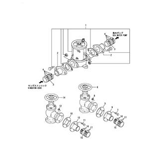 FIG 45. (22A)C.S.W.STRAINER & KINGSTON VALVE(OPTIONAL)