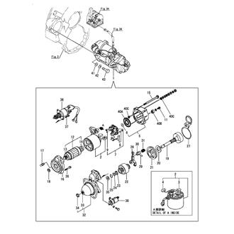 FIG 50. (31C)STARTER MOTOR(EARTH FLOAT TYPE)(FROM MAR. 2010)