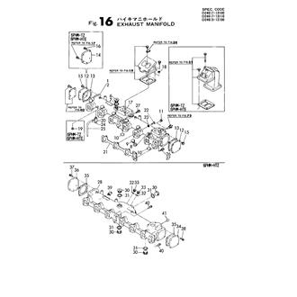 FIG 16. EXHAUST MANIFOLD