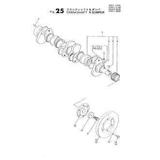 FIG 25. CRANKSHAFT & DUMPER