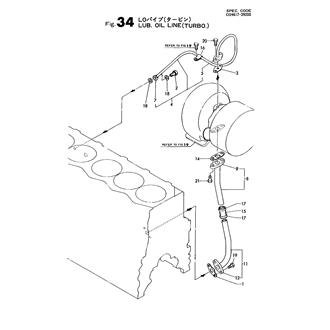 FIG 34. LUB.OIL LINE (TURBO.)