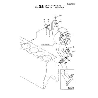 FIG 35. LUB.OIL LINE (TURBO.)