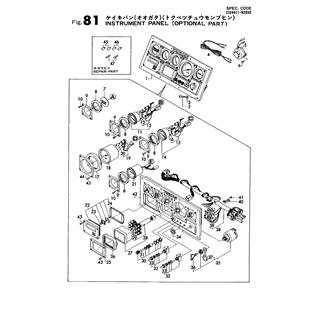 FIG 81. INSTRUMENT PANEL (OPTIONAL)