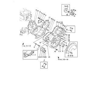 FIG 2. GEAR HOUSING(FOR YP CLUTCH)