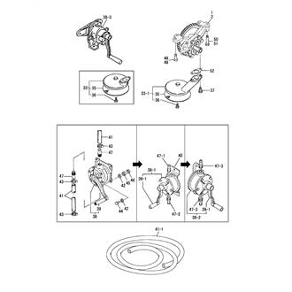 FIG 16. LUB. OIL PUMP & OIL SUCTION/DRAIN PUMP