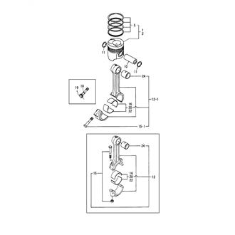 FIG 15. PISTON & CONNECTING ROD